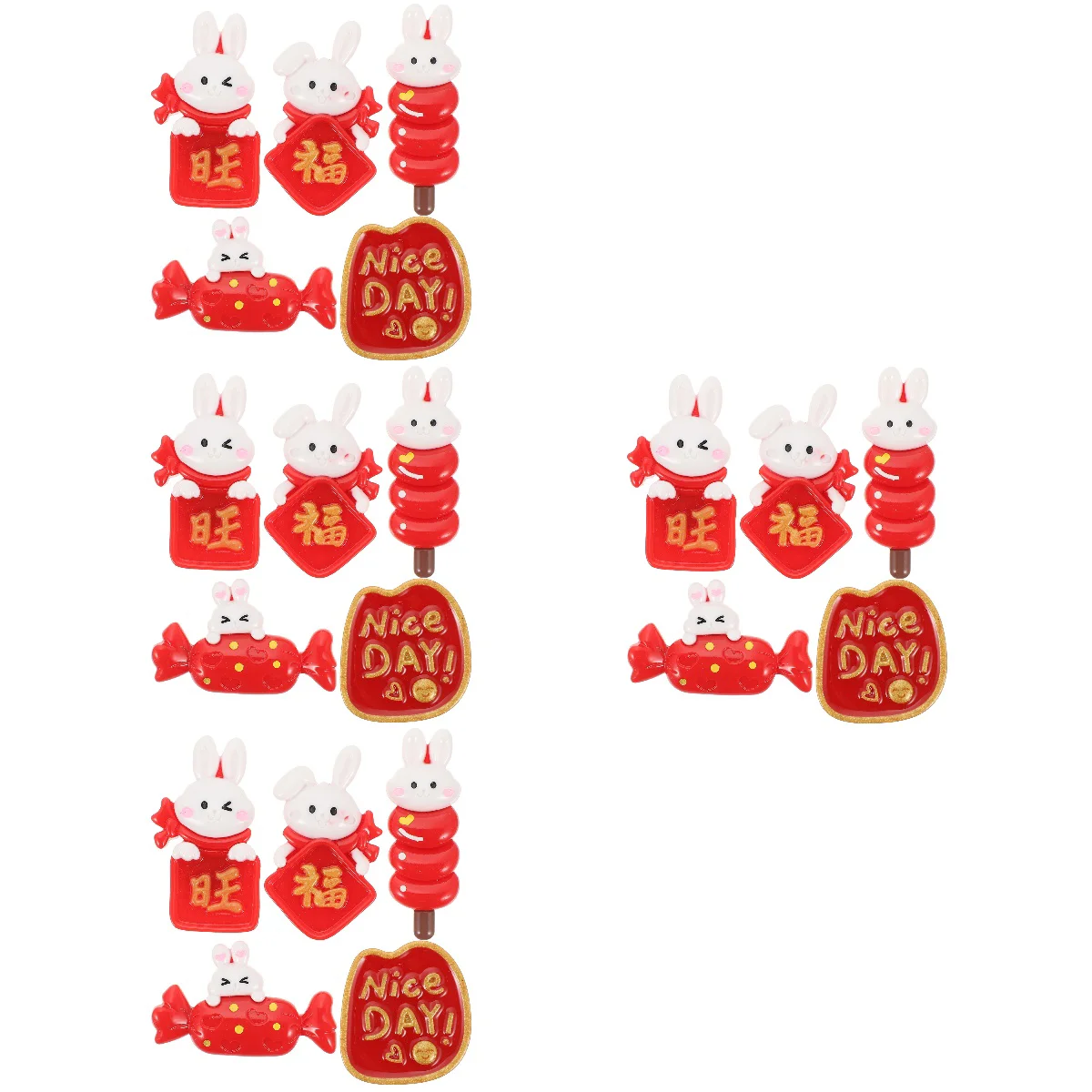 

20 Pcs Bunny Fridge Magnet Refrigerator Rabbit Magnets Lovely Magnetic Bunny Decor Refrigerator Decor