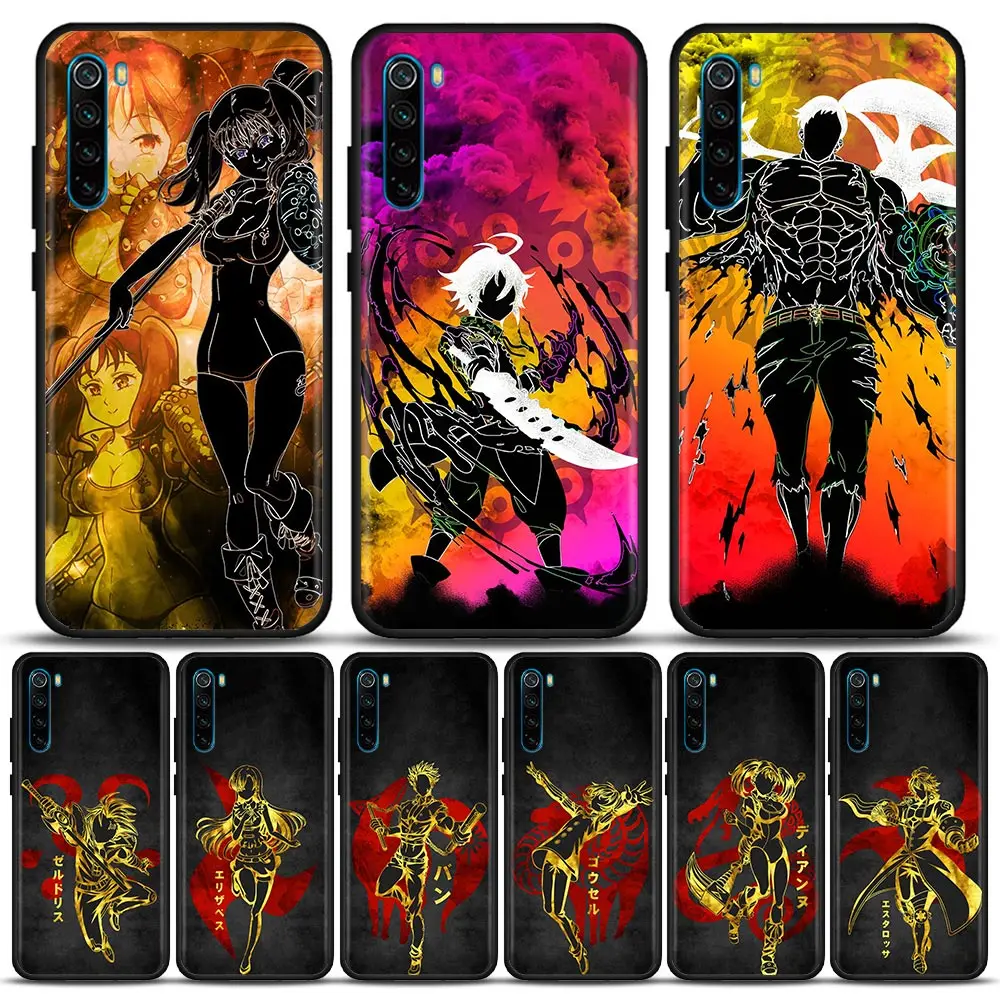 

The Seven Deadly Sins Anime Comic Phone Case For Redmi K50 K40 K40S Gaming 10C 10 9T 9C 9A 9 8A 8 7A 7 6A Pro Plus Xiaomi Cover