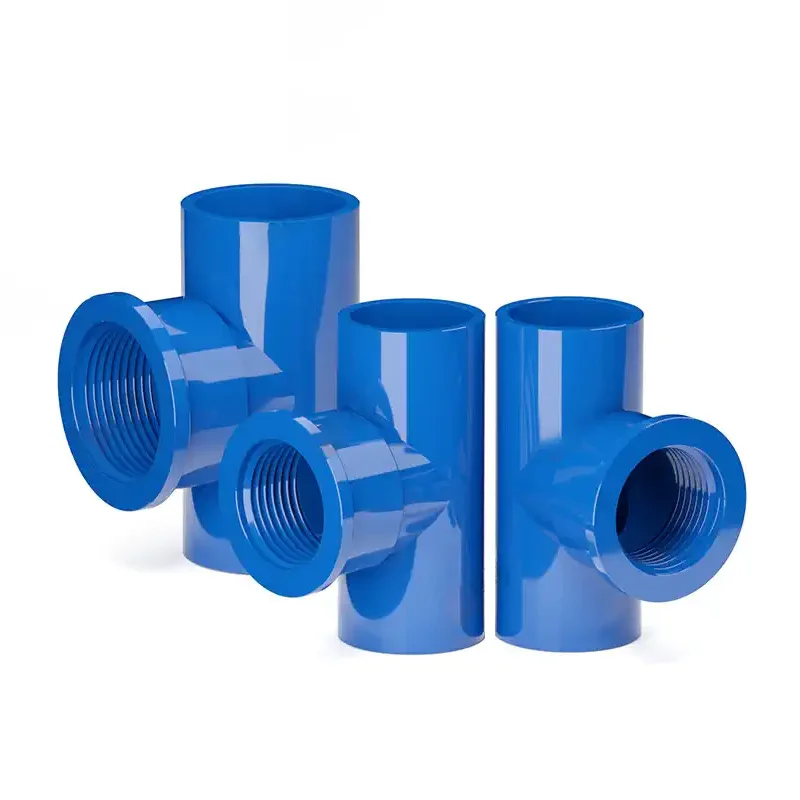 1 ~ 50 шт. синий 20 мм-32 мм тройник из ПВХ соединитель подачи воды аквариум садовые