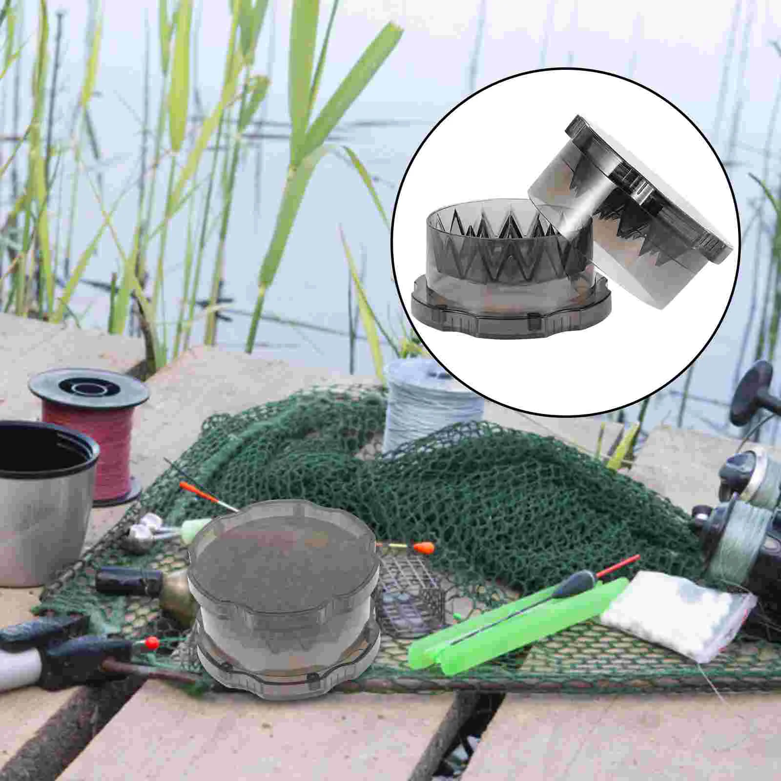 Bait Grinding Box Fishing Supply Boilie Grinder Box Carp Fishing Accessories Plastic Bait Making Tool Library Fishing enlarge