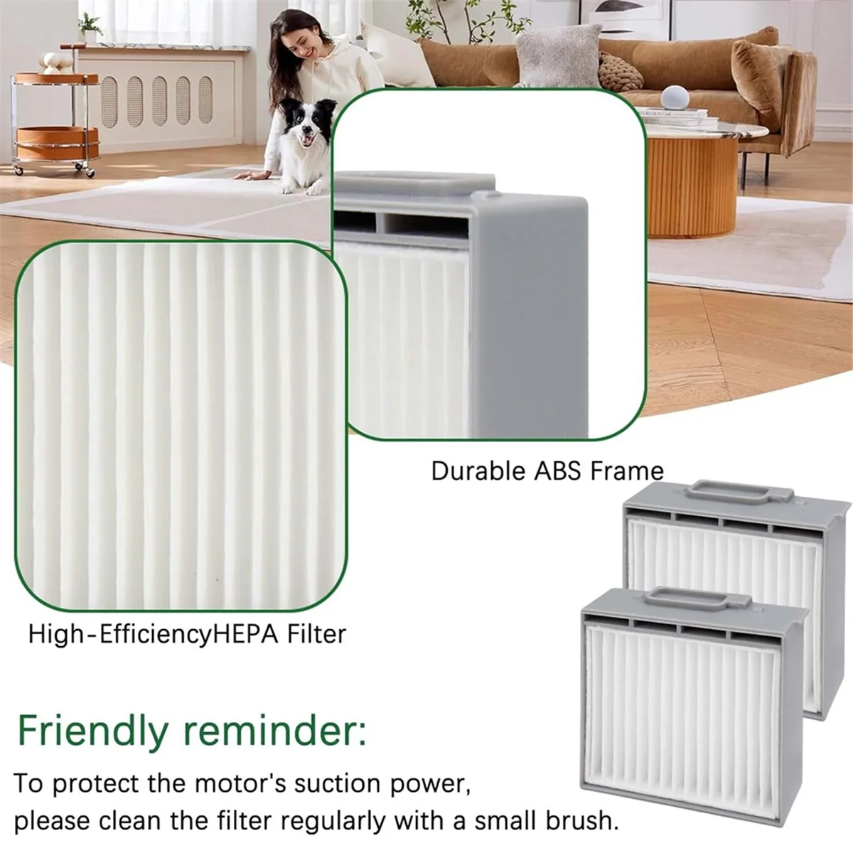 Y32A, 3 упаковки, сменный фильтр Hepa для Max 705 VacPlus 504, детали робота-пылесоса, вакуумный фильтр (art.: 3920d29c5d5cd) - 3920d29c5d5cd