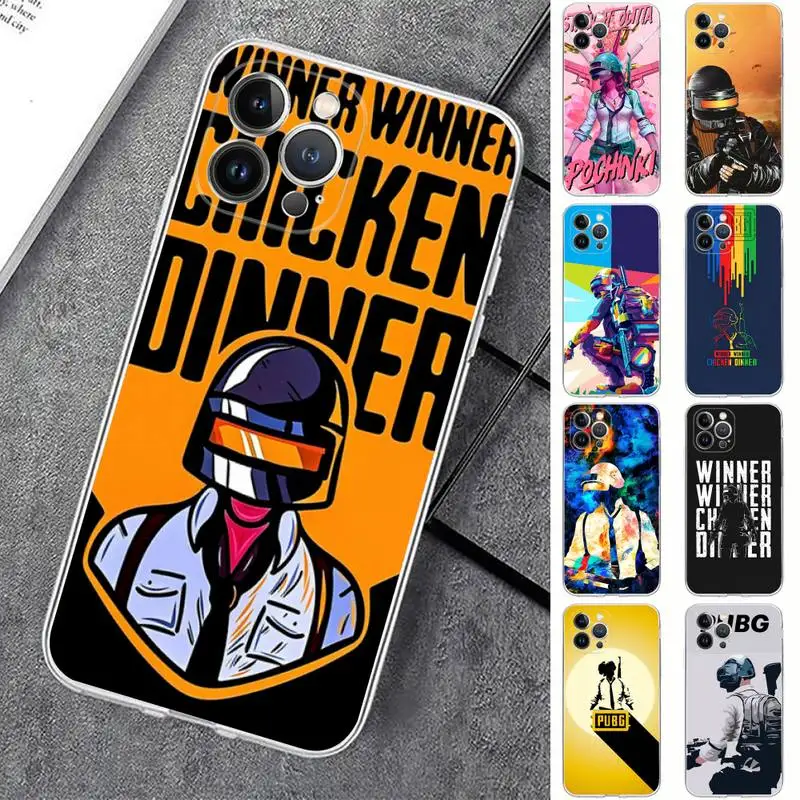 

Playerunknown's Battlegrounds PUBG Phone Case For iPhone 14 11 12 13 Mini Pro XS Max Cover 6 7 8 Plus X XR SE 2020 Funda Shell