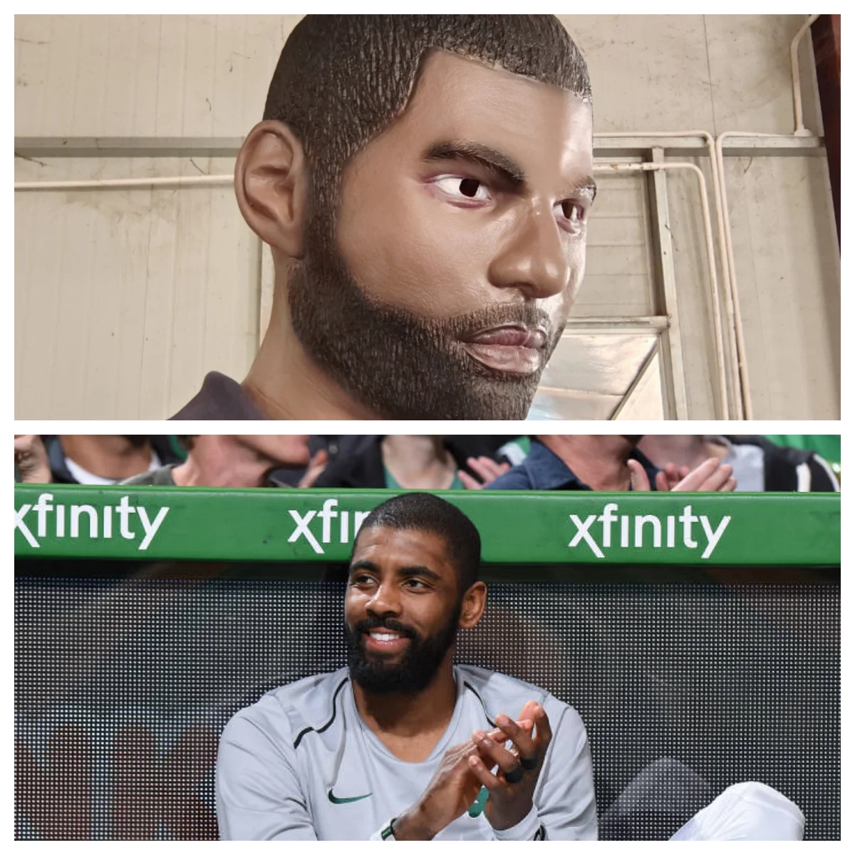 1 шт. маска Kyrie Irving известный баскетбольный игрок 1:1 модель лица из латекса черная