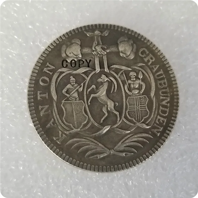 Копия монеты N SWISS CANTONS 10 BATZEN 1825
