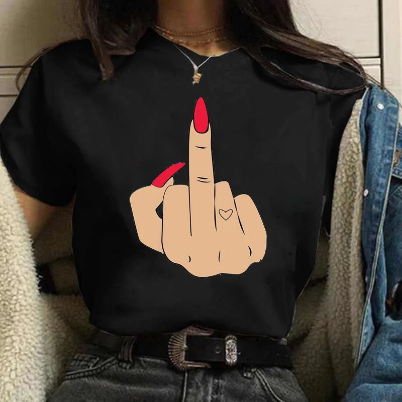 

Cartoon T shirts for women, T-shirts for women nail