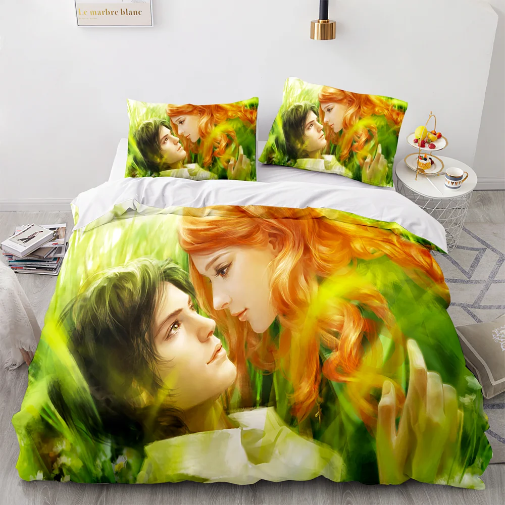 

Bedding Set Single Twin Full Queen King Size Wedding Bed Set Aldult Kid Bedroom Duvetcover Sets 3D Print couple 050