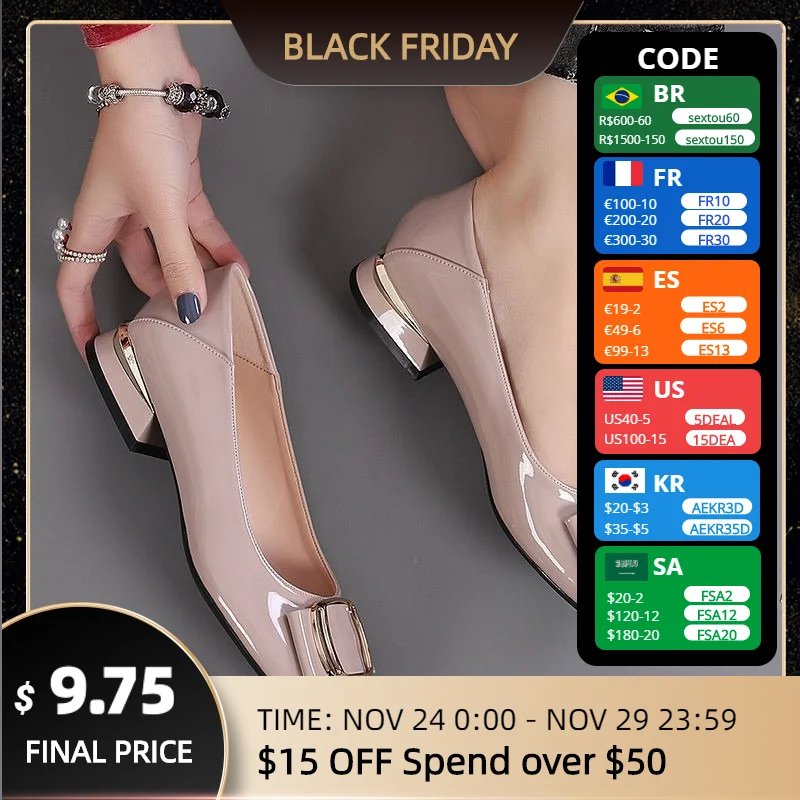 

Женские удобные туфли Comemore из мягкой кожи на массивном каблуке, стильные элегантные черные туфли-лодочки на каблуке, красные офисные туфли, ...