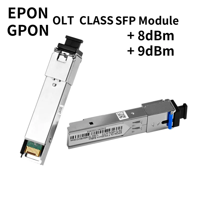 Оптоволоконный трансивер совместимый с HUAWEI ZTE Fiberhome E GPON OLT CLASS C +++ модуль SFP питание