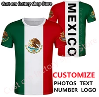 the united states of mexico t shirt logo free custom name number men women fashion short sleeve harajuku hip hop cute tshirt