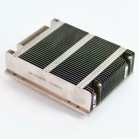 _ Прямоугольный квадратный 1U пассивный серверный радиатор, подходящий для супермикро-прямоугольника LGA2011