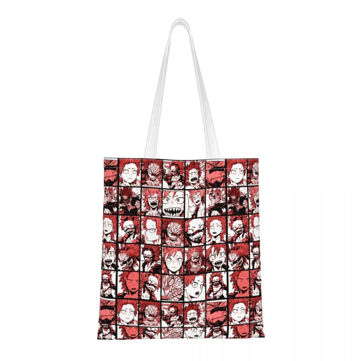 

My Hero Academia BNHA Kirishima Collage Shoulder Bag Women Eco Shoulder Bag Trendy Large Capacity Handbag Cartoon Canvas Bag