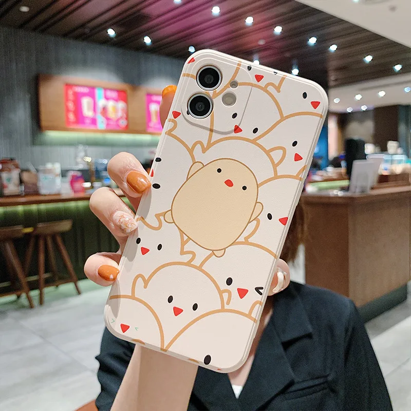 

NOHON Soft Case For VIVO S1 S5 S6 S9 S9E V11 V15 V17 V19 V20 V21 V21E IQOO 5 7 NEO 3 5 Z1 chicken Back Cover