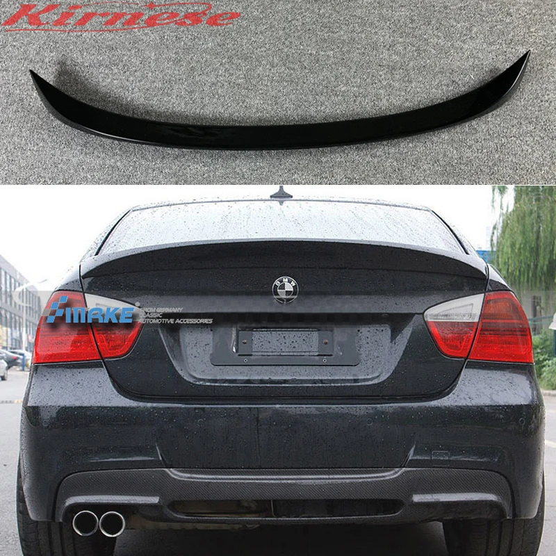 Фото Декоративный спойлер на задний багажник из ABS-пластика для BMW E90 M3 318i 320i 325i 330i №2