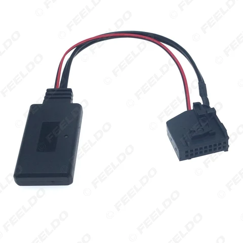 Автомобильный беспроводной Bluetooth Aux-приемник, кабель-адаптер для VolksWagen Skoda Seat MFD2 RNS2, радио, стерео аудиовход, 18-контактный разъем (6