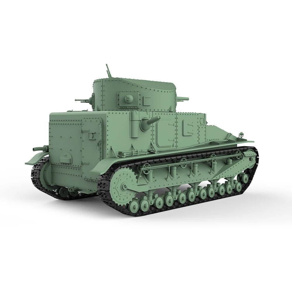 SSMODEL SS76577 1/76 20 мм комплект военных моделей WarGamingMilitary Британский Танк Vickers Mk.I