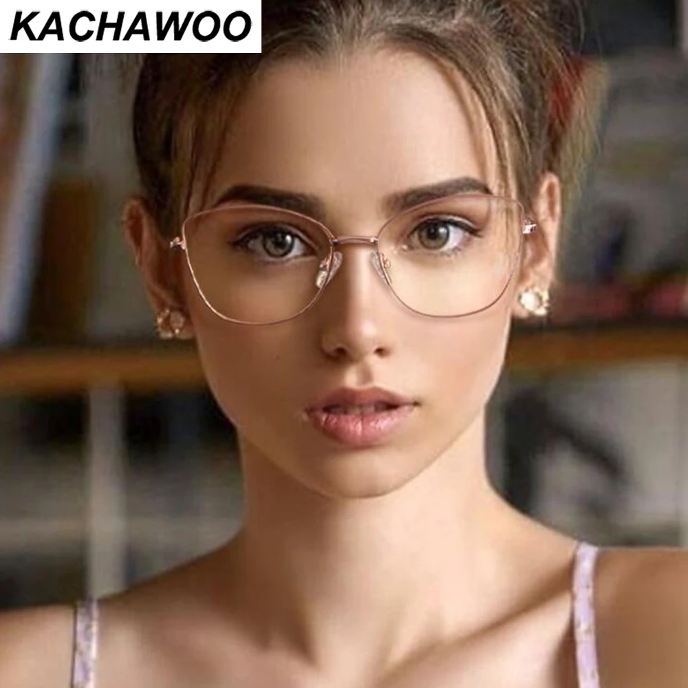 

Женские модные очки Kachawoo в большой оправе с защитой от сисветильник света