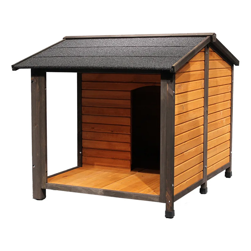 

Outdoor Outdoor Solid Wood Dog House Anti-Corrosion And Rainproof, Large And Medium-Sized Dog Kennels, Kennels Demolition And Cl