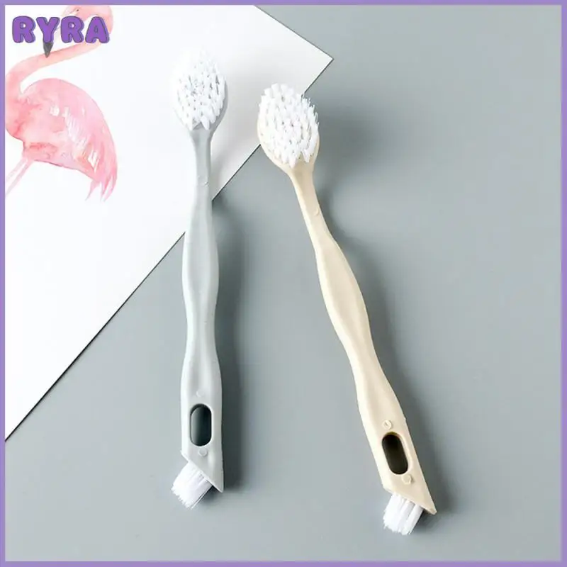 

1Pcs Multifunction PP Long Handle Cleaning Brush Washing Tools Shoe Accessories Double Headed 2Colors Soft-wool Hot Sales New
