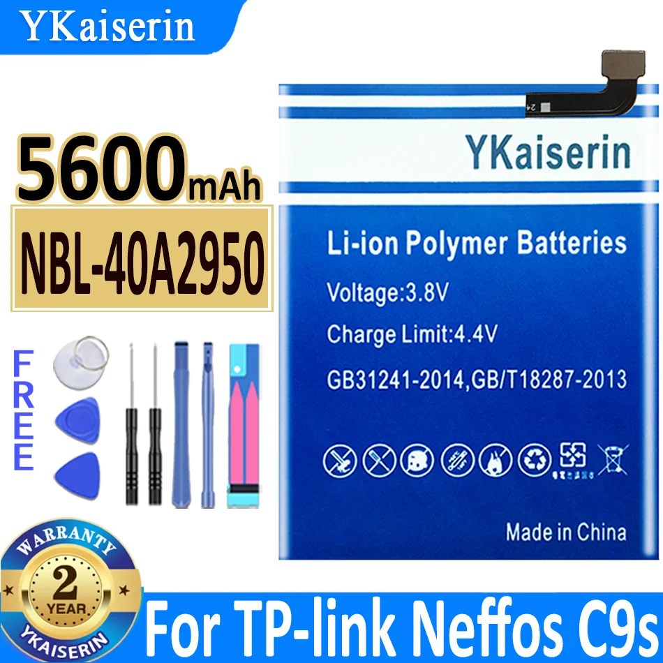 

Аккумулятор для TP-link Neffos C9s TP7061C TP7061A / C9 MAX C9MAX TP7062A, 5600 мАч