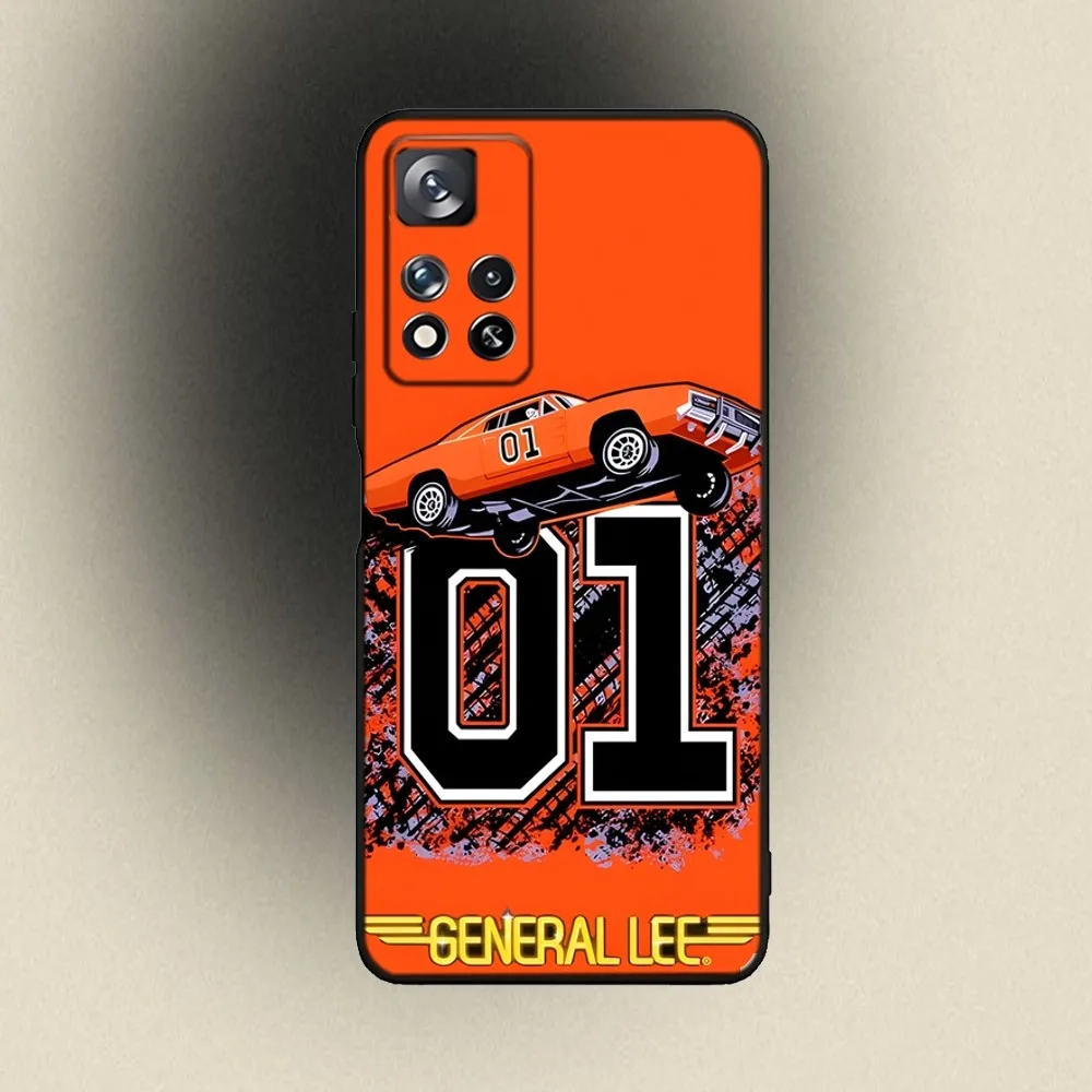 The General Lee Dukes Of Hazzard 01 Phone Case For Samsung Galaxy A20 A21s A22 A31 A32 A52 A53 A72 73 A80 A91 Soft Black Cover