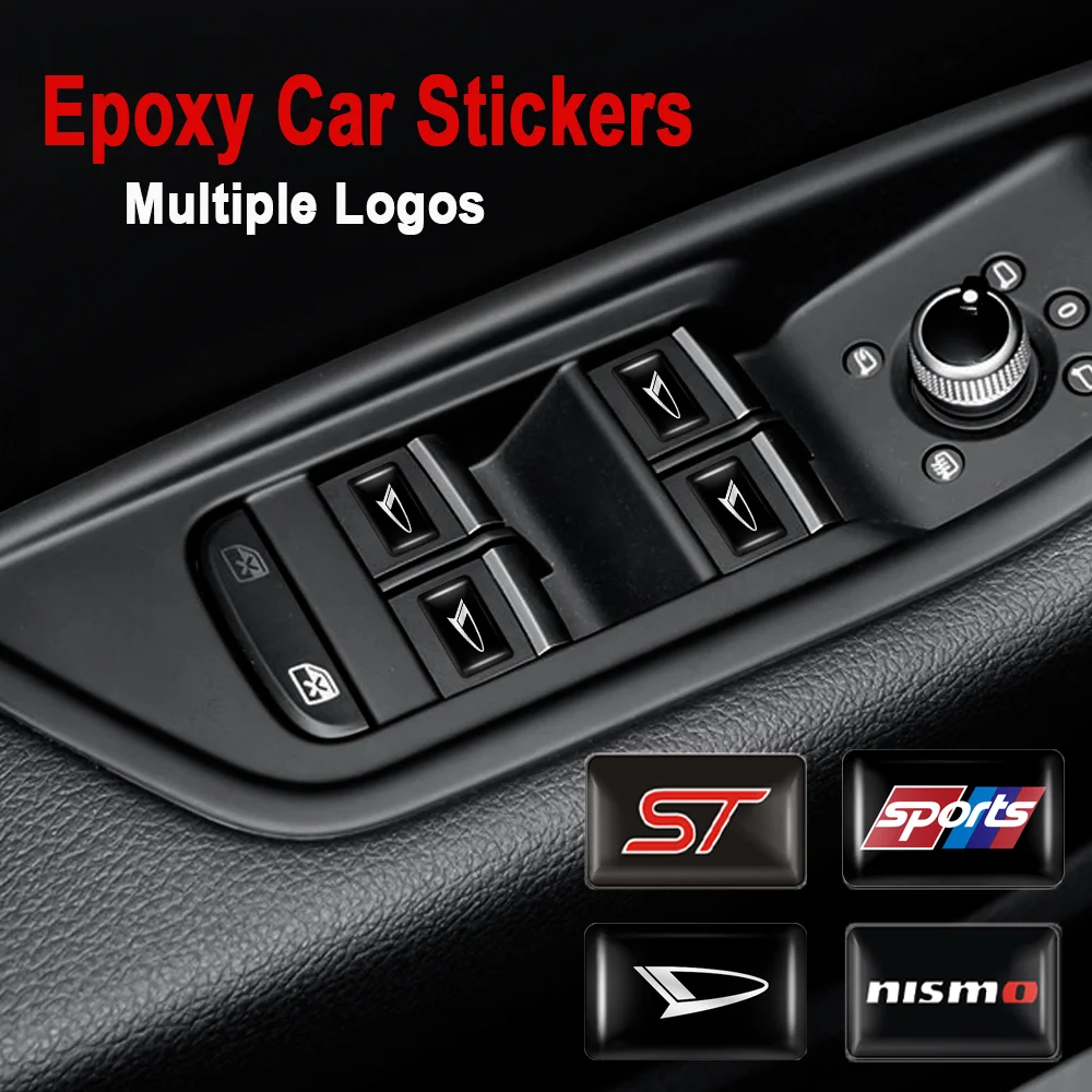 10 шт. эпоксидная смола 3D технические украшения интерьера автомобиля для Seat Cupra FR