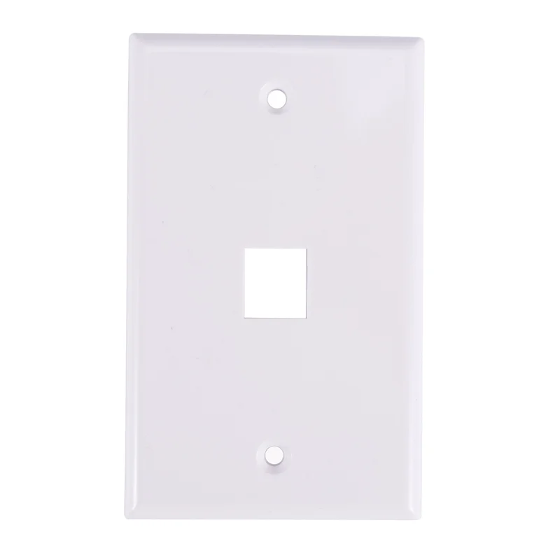 Сетевая розетка Ethernet 4х Cat6 с 1 портом RJ45 розетка-гнездо фоторозетка белая и синяя