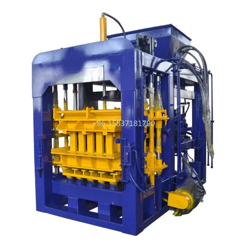 Полностью автоматическая машина для производства бетонных блоков и кирпичей