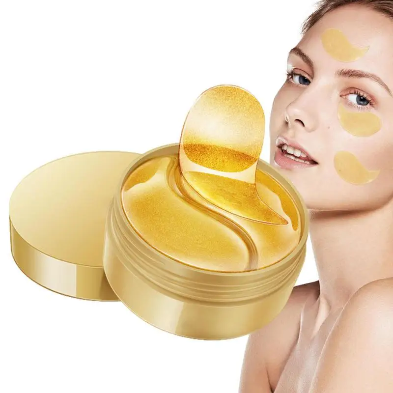 

24K Collagen Under Eye Pads 30 Pairs Collagen Patches Moisturizing Improves Elasticity Reduce Fine Lines Dark Circles Puffiness