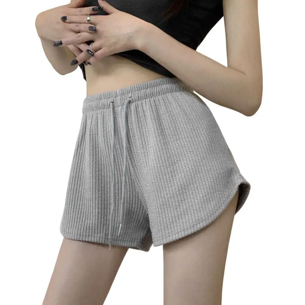 

Woman Shorts Elastic Drawstring High Waist Wide Leg Trousers Casual Summer Solid Shorts Casual Sports Pants Women's Shorts