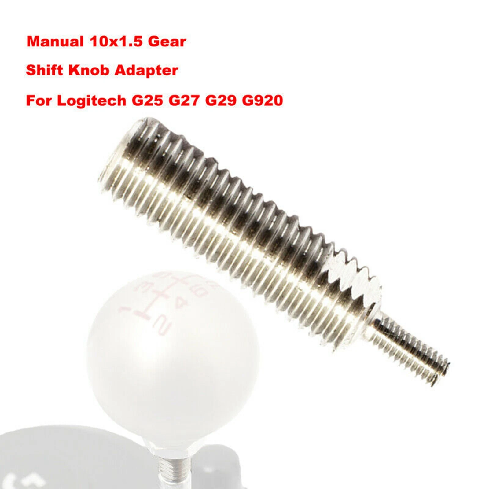 

Gear Shifter Adapter M10x1.5 Modification Alloy Gear Head For Logitech G27 G920