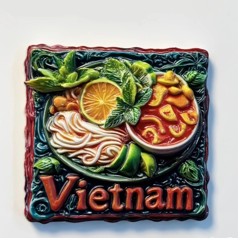 Фото Вьетнамские наклейки на холодильник Mekong River Travel Souvenirsfestival сегмент магниты на холодильник украшение дома свадебные подарки №2