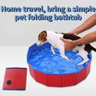 Складной бассейн для домашних питомцев, ванна для купания, для улицы и дома, складной бассейн для собак, кошек, собак, кошек, детей