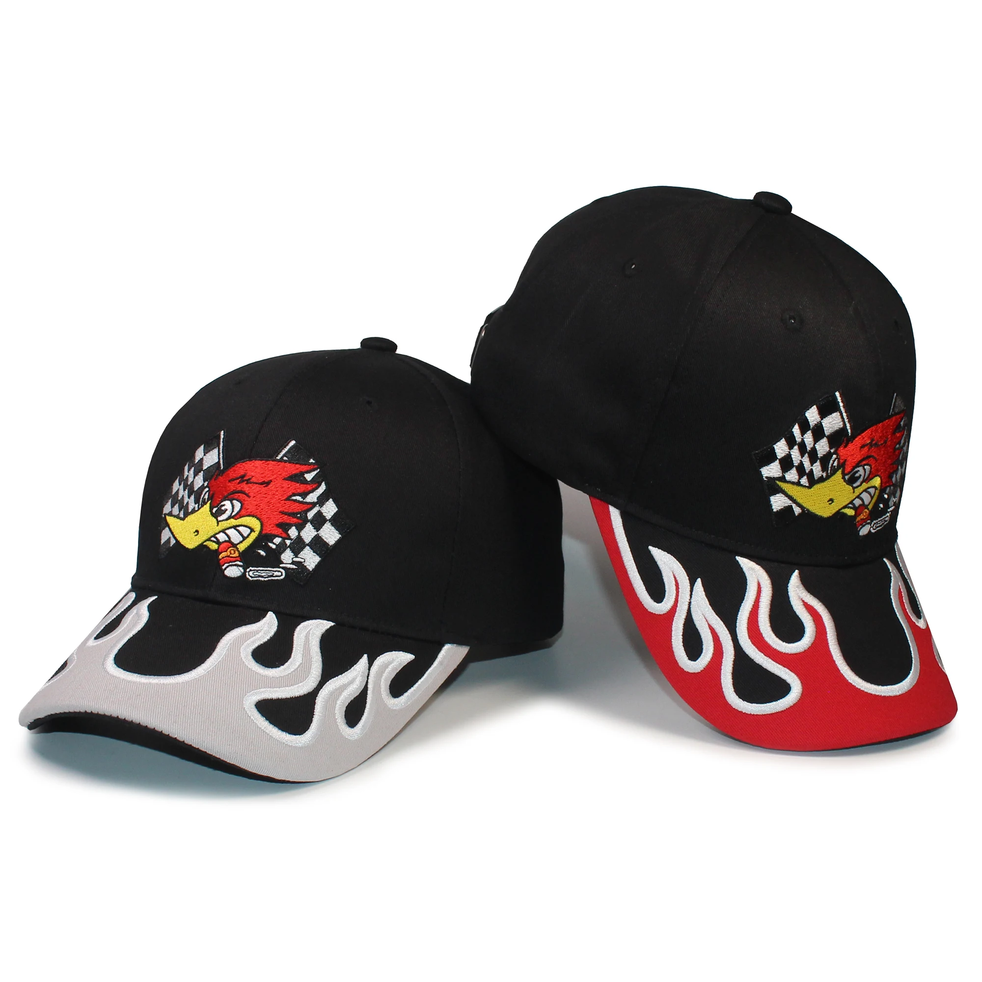 Шапка унисекс для мужчин и женщин бейсболка в клетку с флагом гоночной машины -