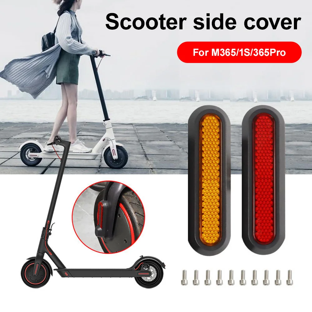 

4Pc/set Wheel Cover Protect Shell For Xiaomi Electric Scooter Pro 2/1s/M365 Front Rear Safety Reflective Parts Scooter Accessory