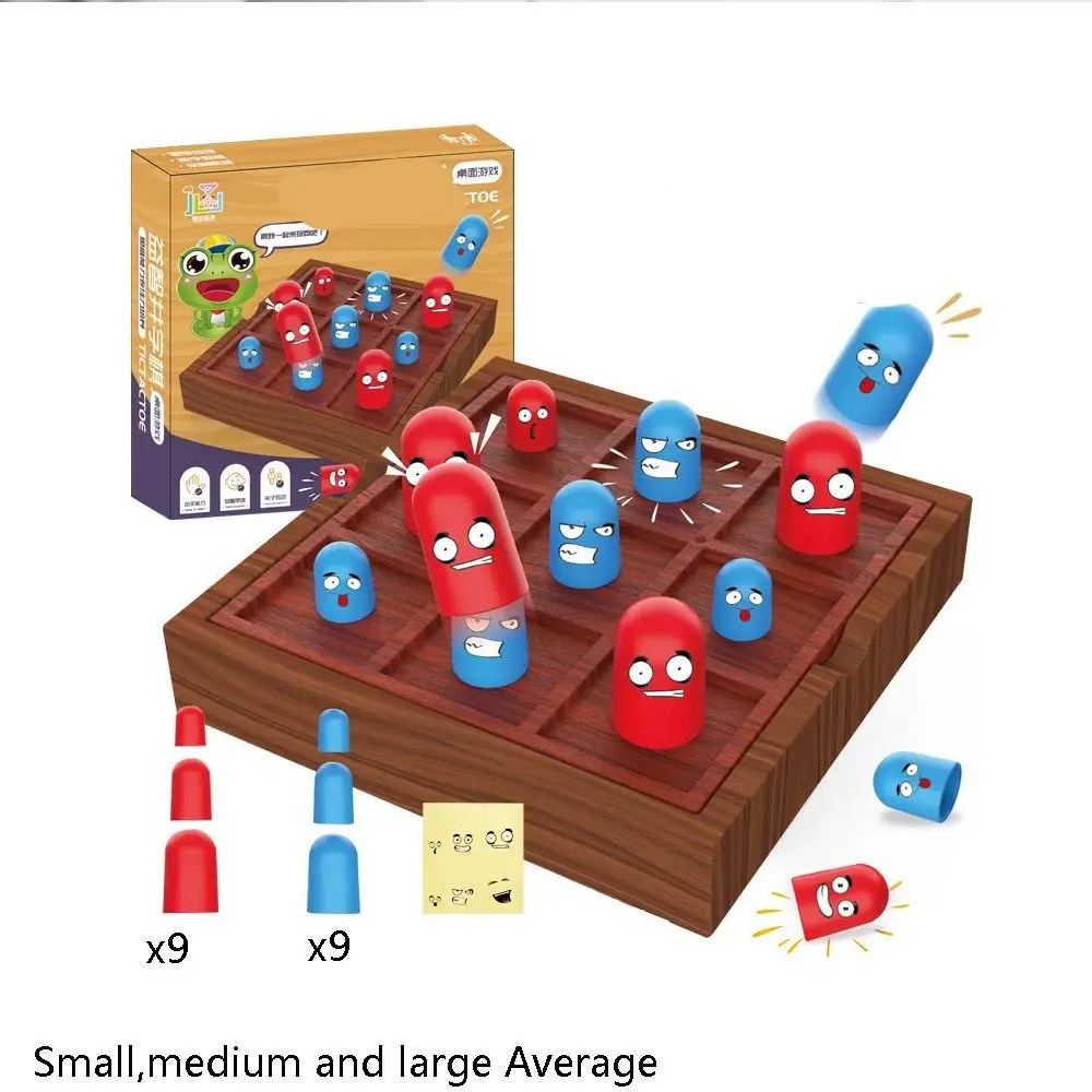 Деревянная декоративная доска Tick Tac Toe XO Chess Kong Mingqi Table Настольные игры Пасьянс