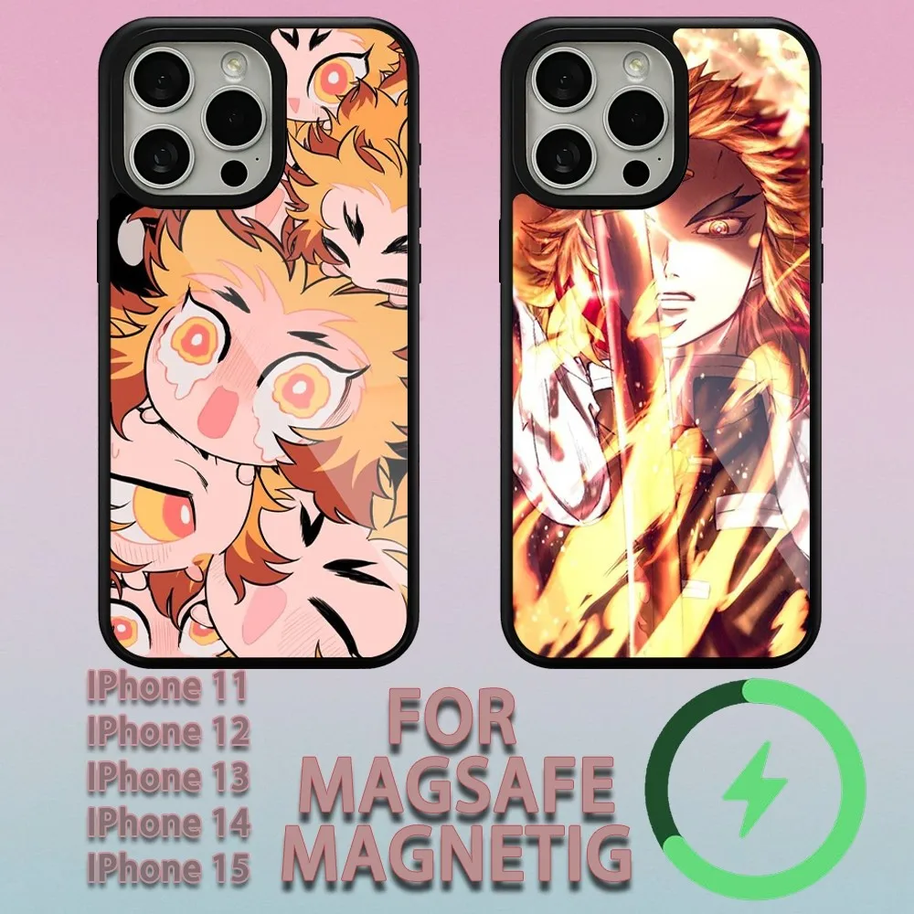 Магнитный Чехол Для Беспроводной Зарядки Kuroshitsuji Black Butler iPhone 11/12/13/14/15 Pro Max — Полный