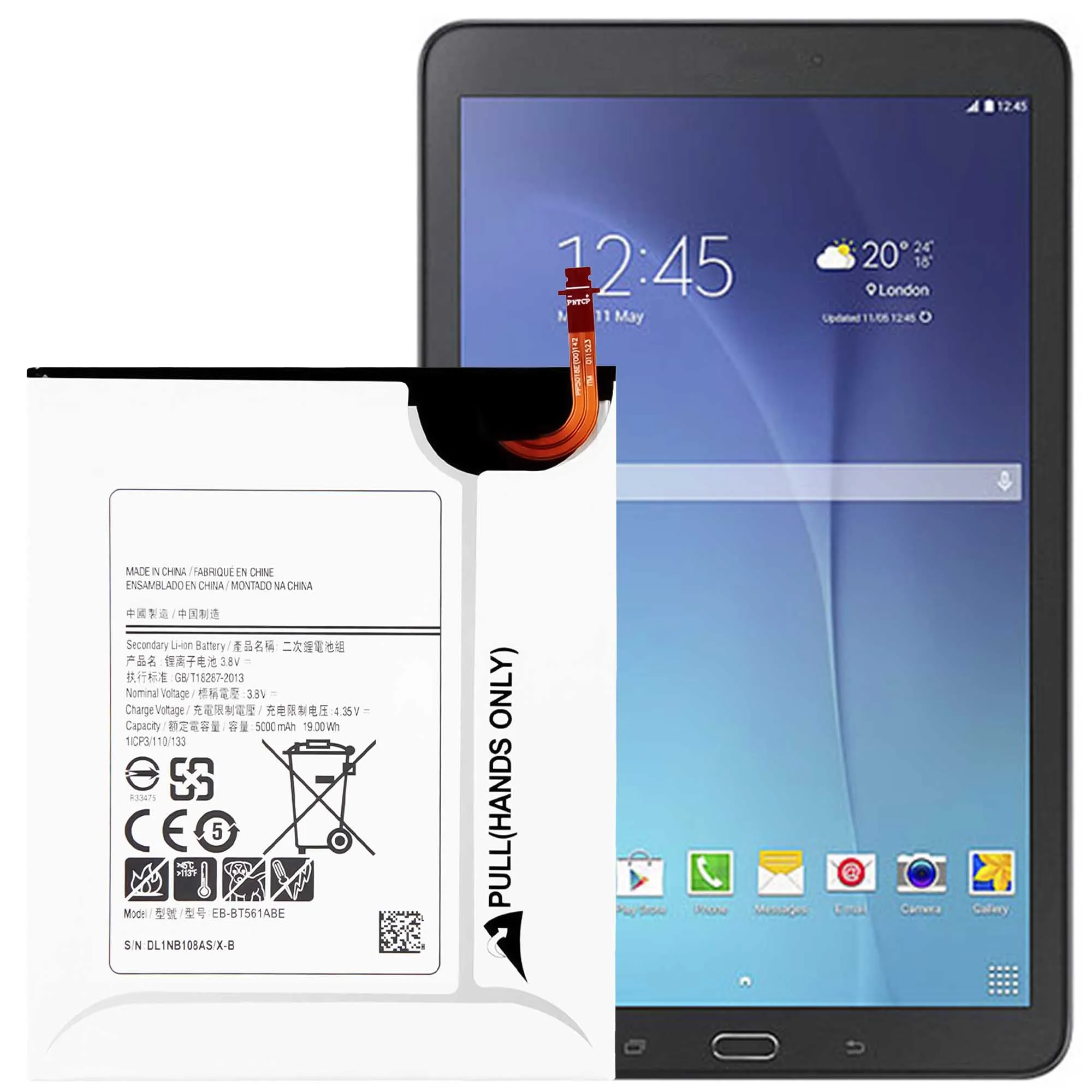 SAMSUNG Orginal Tablet EB-BT561ABE EB-BT561ABA 5000mAh battery For Samsung Galaxy Tab E T560 T561 SM-T560 Tablet Battery Sm-t565 enlarge