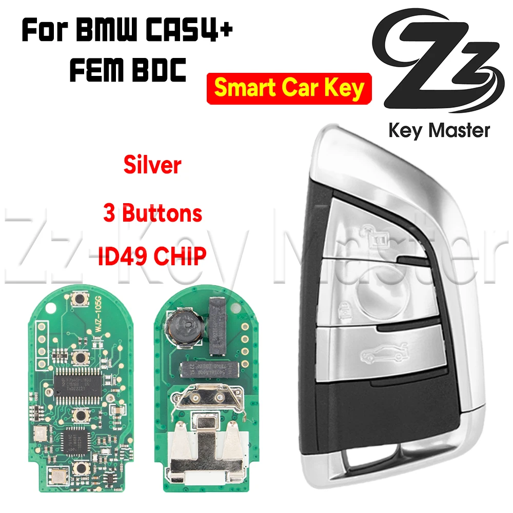 

Zz Key Master Smart Card Key BMW F System 315/433/868 МГц ID49 Для BMW 1 2 3 4 5 6 7 серии X1 X3 X5 X6 CAS4+ FEM BDC F Syst.