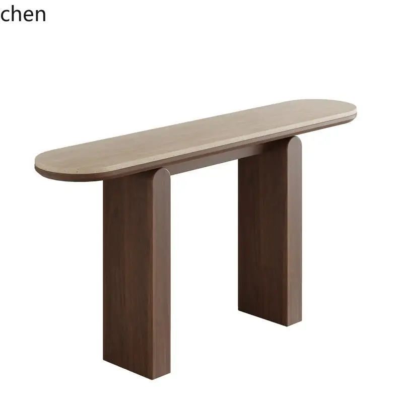 Звс. Средневековый травертин каменная плита входной стол коридор элитный массив