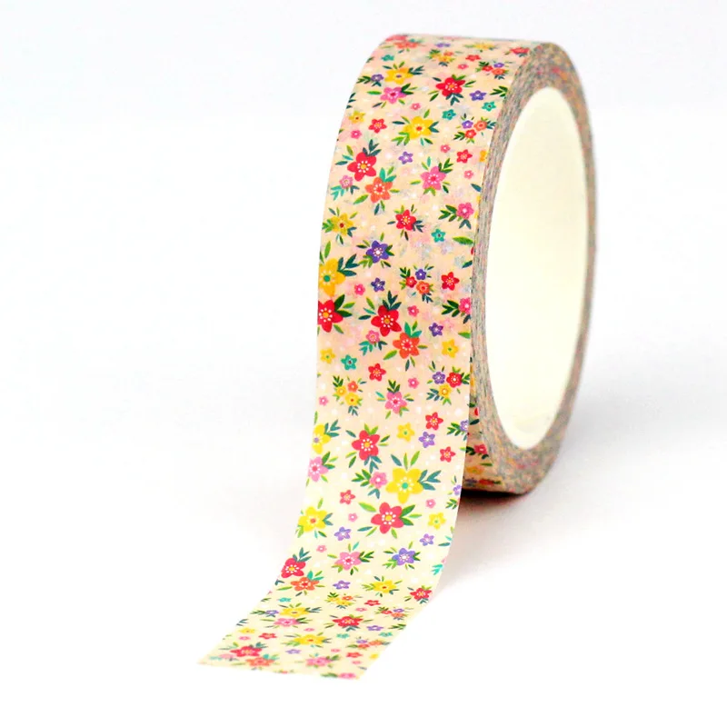 

GREATHOPE WASHI TAPE декоративный скотч с цветами