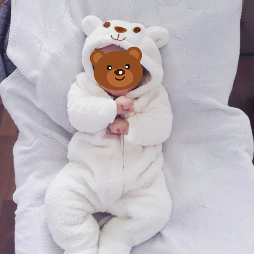 

LAPA 0-12M Baby Romper Toddler Outfit Newborn Infant Boy & Girl Long Sleeve Winter Clothes Fashion Solid Children Costumes