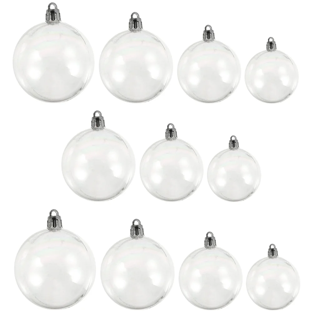 

40 Pcs Ball Hanging Decoration Christmas Ornaments Decorative Balls Items Plastic