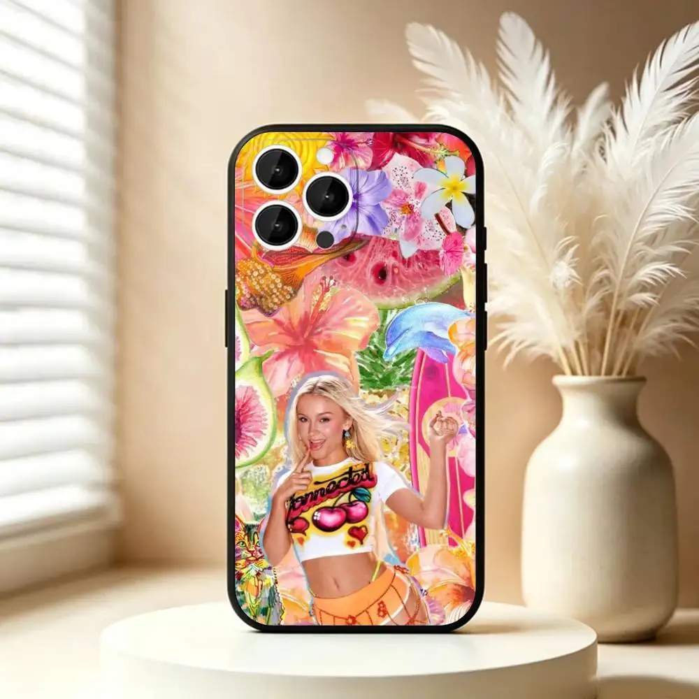Фото Чехол для телефона Z-Zara Larsson Midnight Sun для iPhone 17, 16, 15, 14, 13, 12, 11 Plus, Pro Max, XS, мягкий силиконовый, черный №2