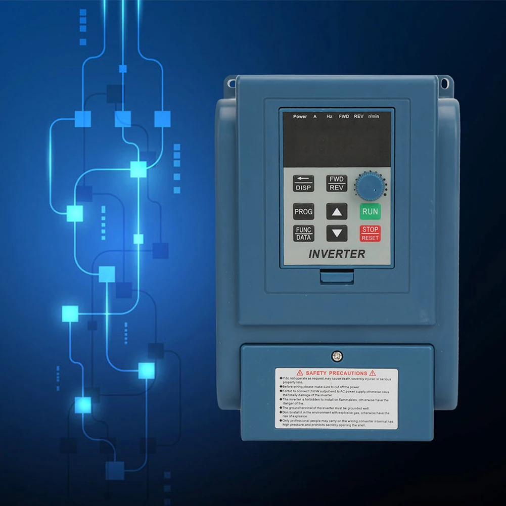 

AT3-2200X Variable Frequency Drive V/F Closed Loop VFD Speed Controller Voltage Type 2.2kW 6A Three-phase AC380V