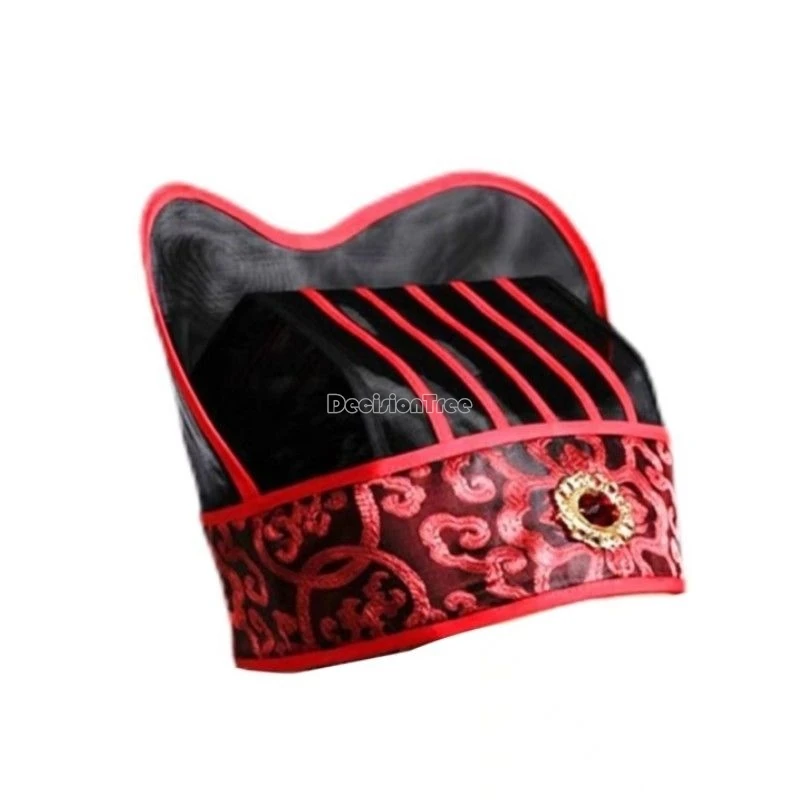 2024 парчовая сетчатая дышащая винтажная шляпа ханьфу с вырезами Китайская