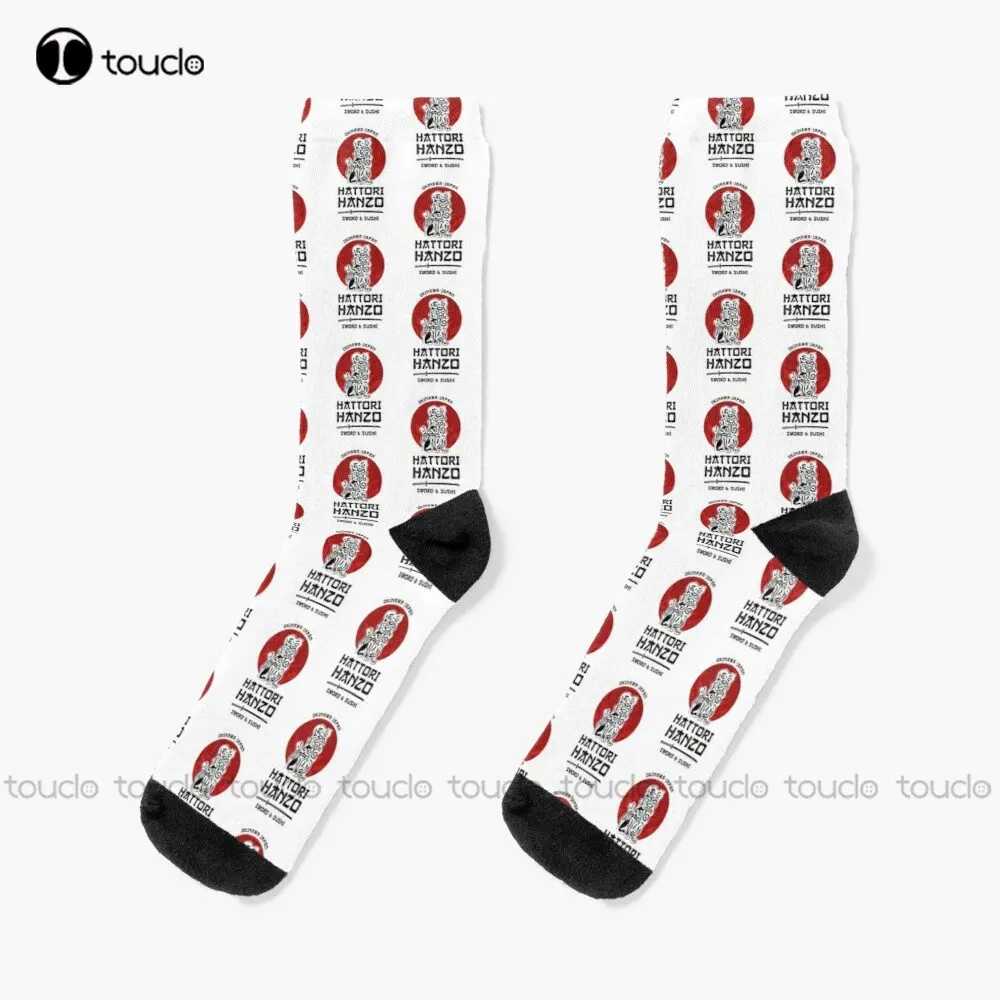 

Hattori Hanzo Variant Kill Bill Bruce Lee Sword Okinawa Socks Womens Black Fun Socks 360° Digital Print Custom Gift Streetwear