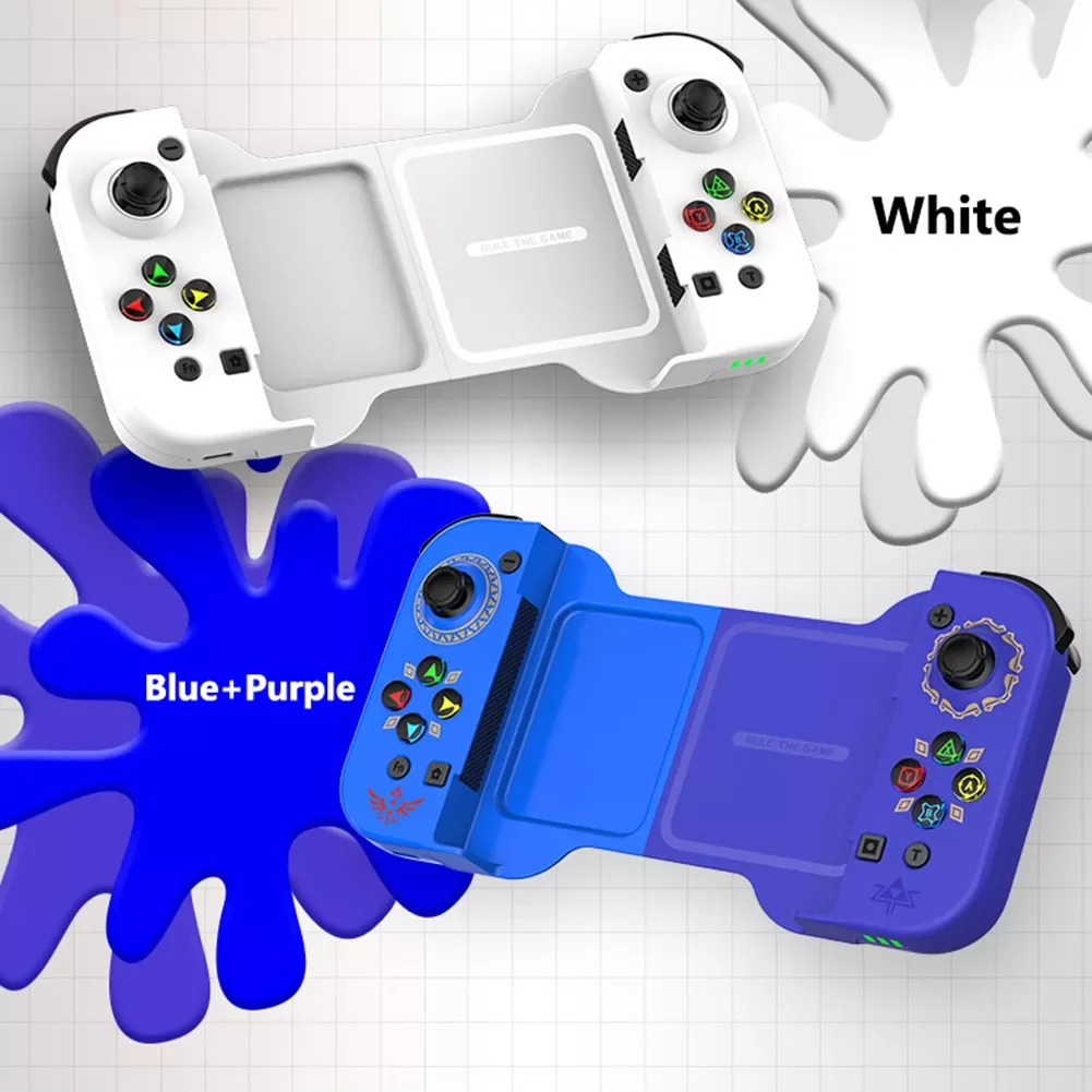 

Bluetooth- 5.0 Joystick Gamepads 6-axis Gyroscope Game Controller Dual Vibration Motor for PUBG Mobile for IOS Android