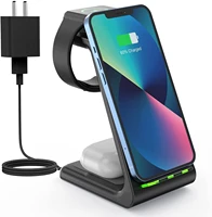wireless charger stand ciyoyo 3 in 1 fast wireless charging station dock for apple watch series 76se5432 airpods pro 2