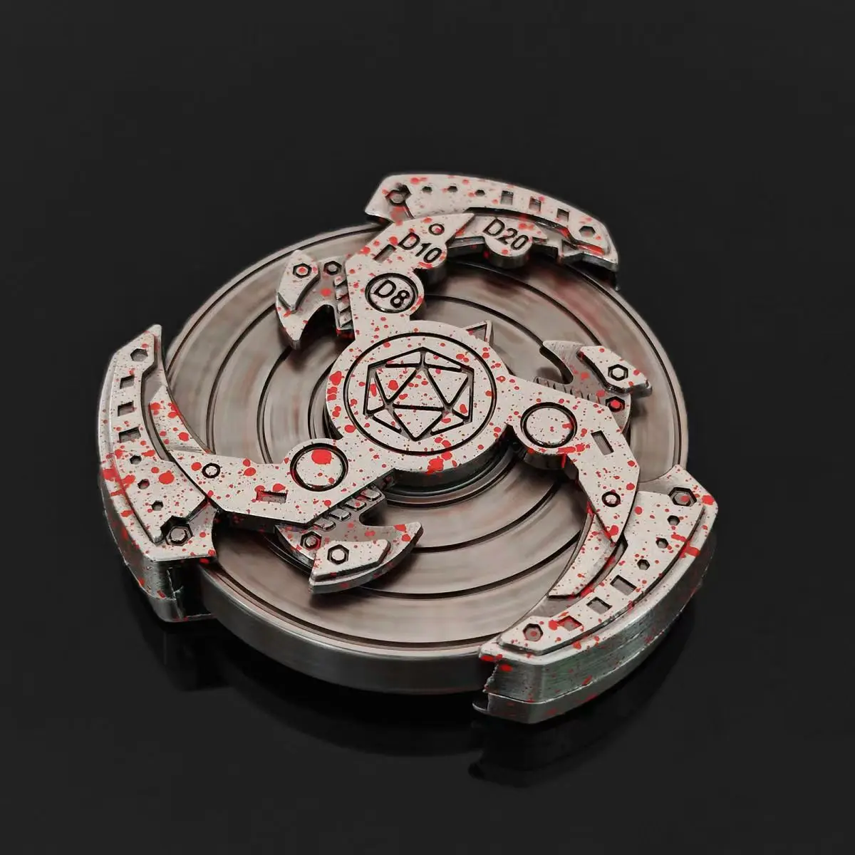 Механические Кости DND Спиннер игральные кости для пальцев вращающиеся