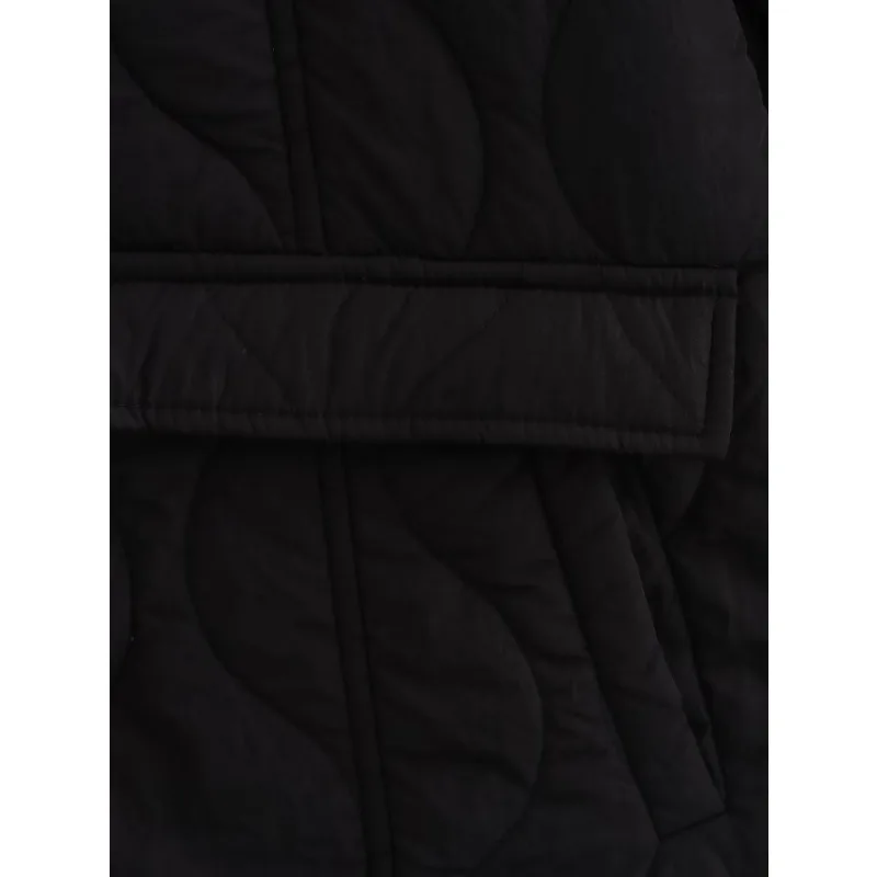 TRAF ZR стеганое пальто новая верхняя одежда зимняя парка с леопардовым принтом на